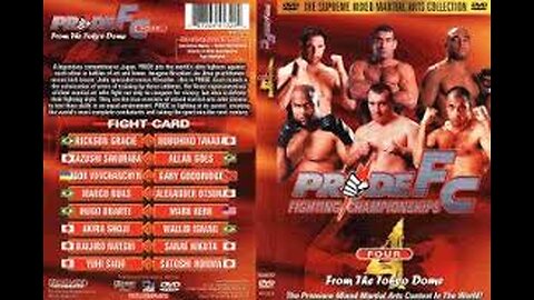 PRIDE FC 4 - Oct 11 1998 - Tokyo Dome (2 of 2)