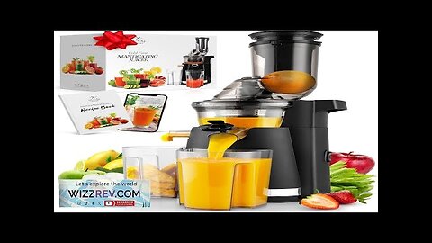 Zulay Fruit Press Machine Masticating Juicer Machine with High Yield Quiet Review