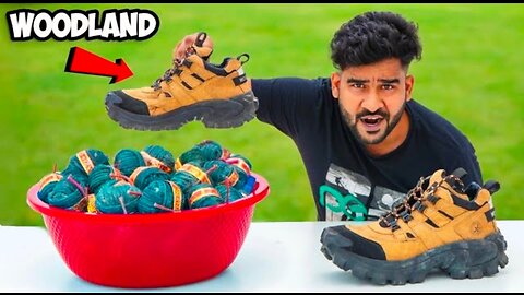 Shoe Durability Test with Diwali Firecrackers! 🎆👟