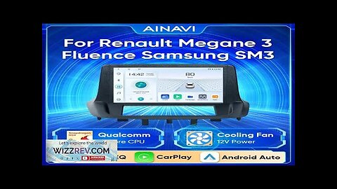 Ainavi Wireless Android Auto Radio For Renault Megane 3 RS Fluence Samsung Review