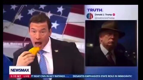 Newsmax Anchor Mocks Immigrants While Eating Tacos?