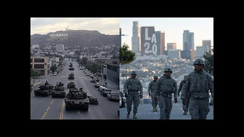 LA 2.0 "THE REBUILD" IS ALREADY UNDERWAY WHILE FIRES STILL BURN! THE MARTIAL LAW PLAN IS NEXT!