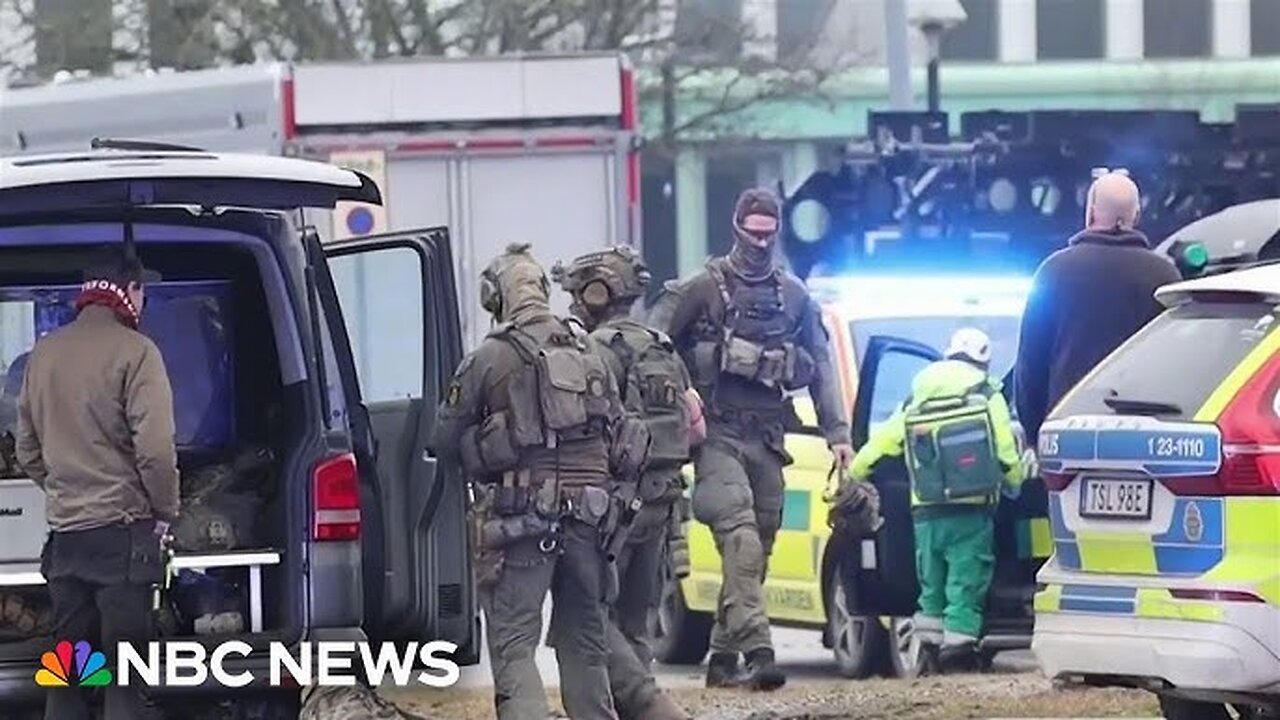 At least 10 killed in mass shooting at Swedish school