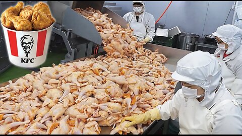 How KFC’s Iconic Fried Chicken is Made in Modern Factory | Crispy Fried Chicken Factory Process