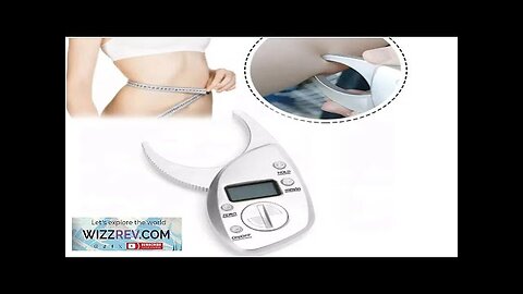 Electronic Digital Body Fat Caliper LCD Display 11x5.5x2 cm Measure Skinfold Thickness Review