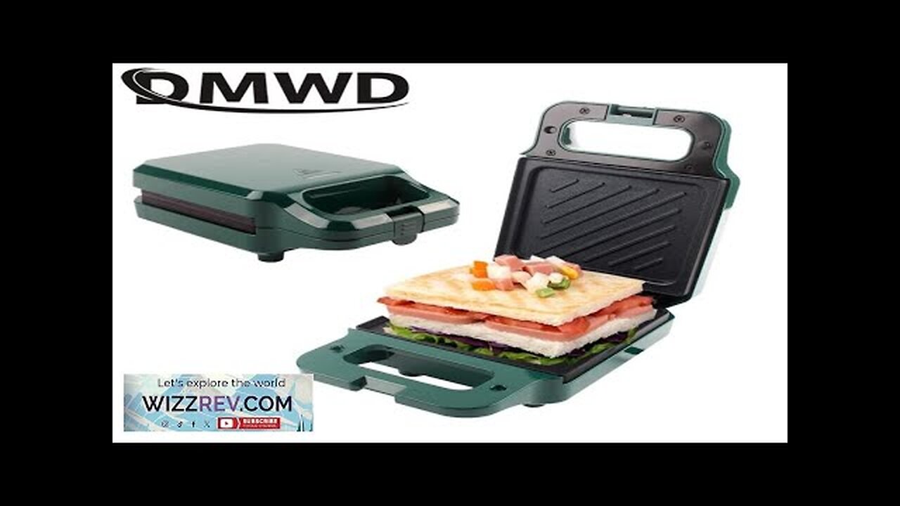 DMWD Bread Sandwich Maker Mini Light Food Waffle Muffin Breakfast Machine Egg Review