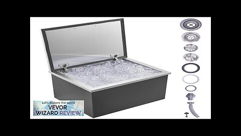 VEVOR Drop in Ice Chest 20"L x 16"W x 13"H Stainless Steel Review