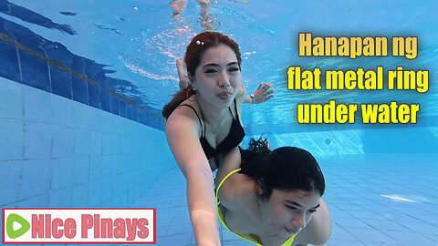 Hanapan ng flat ring underwater with Sofia and Jahz.