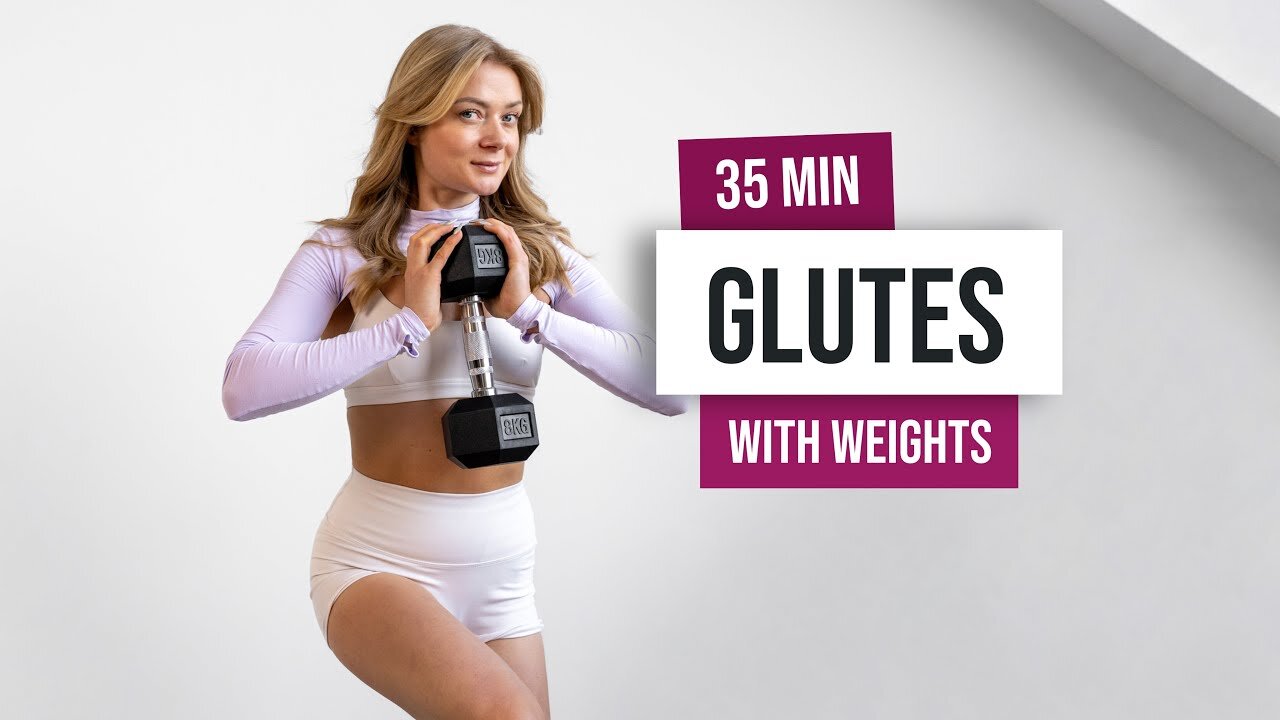 Day 2: 30 Min Glutes workout - with weights + mini band ( HIIT IT HARD - the comeback)