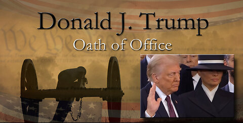 Inauguration of Donald J Trump ~ Oath of Office