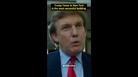 Trump Tower in New York is the most successful building in the city. (1996)