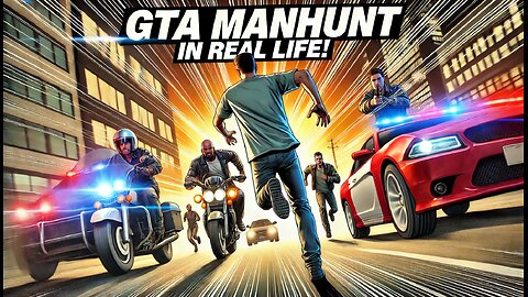 GTA Manhunt In Real Life!