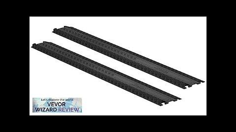 VEVOR 2 PCs 39 in Speed Bumps 2000 lbs Cable Protector Ramp Review