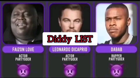 The Pdiddy list exposed