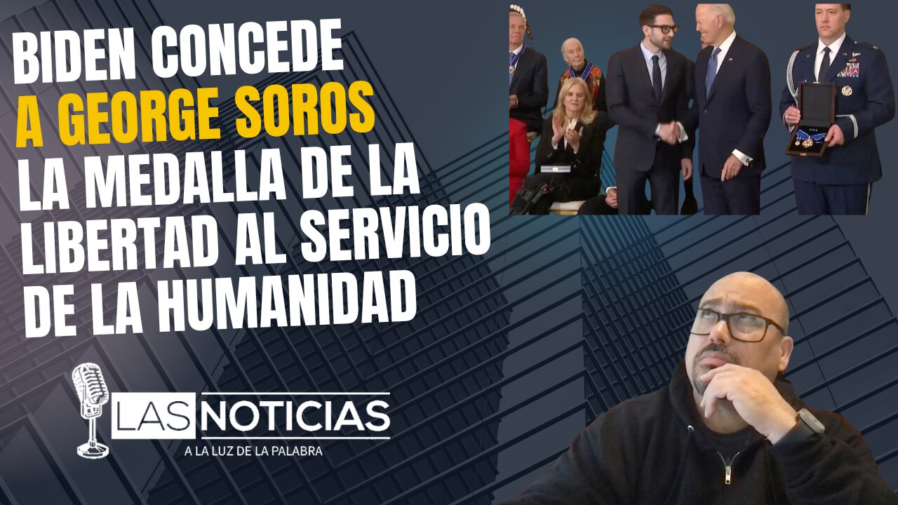 Biden otorga a George Soros la Medalla de la Libertad por su servicio a la humanidad