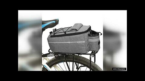 B-SOUL Bicycle Rear Seat Bag Waterproof Pannier Trunk Bags Back Rack Rear Review