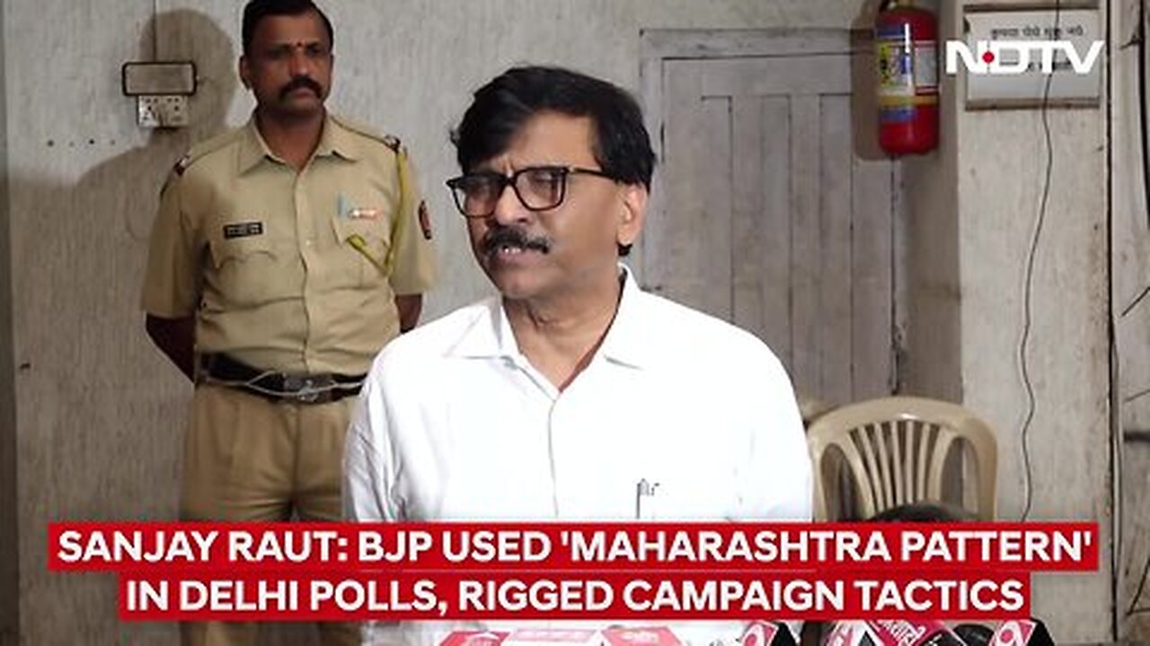 Sanjay Raut On Delhi Results _ Sanjay Raut_ BJP Used 'Maharashtra Pattern' To Rig Delhi Polls