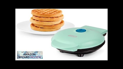 DASH Mini Waffle Maker 4” Waffle Mold Nonstick Waffle Iron Review