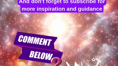 Message for YOU from the universe