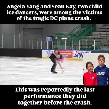 These two child ice dancers were among the victims of the tragic DC plane crash.
