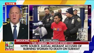 Tom Homan Rips NY Gov Hochul For Calling Subways "Safe" After Woman Burned Alive