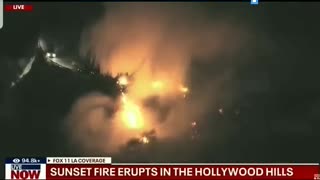 Perfect Water Drop by Firefighting Plane