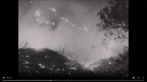 USA: California brush fire (1955)