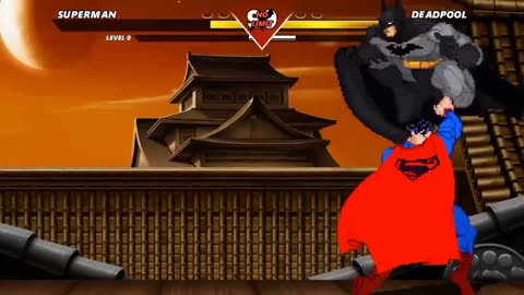 SUPERMAN vs DEADPOOL - (Hardest AI)