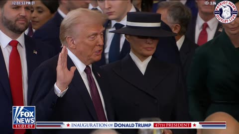 President Trump Takes the Oath of Office