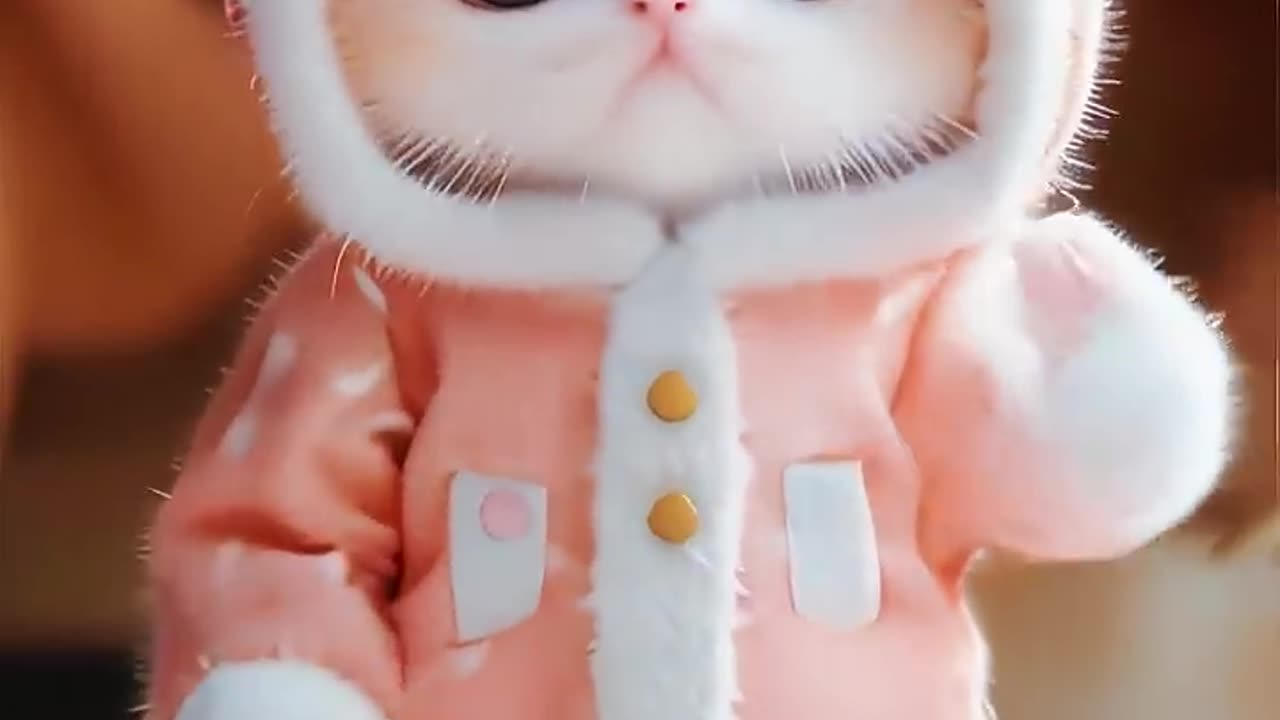 Cute Baby Cat Dancing 🥰 #cute #cat #midjourney #funny #baby