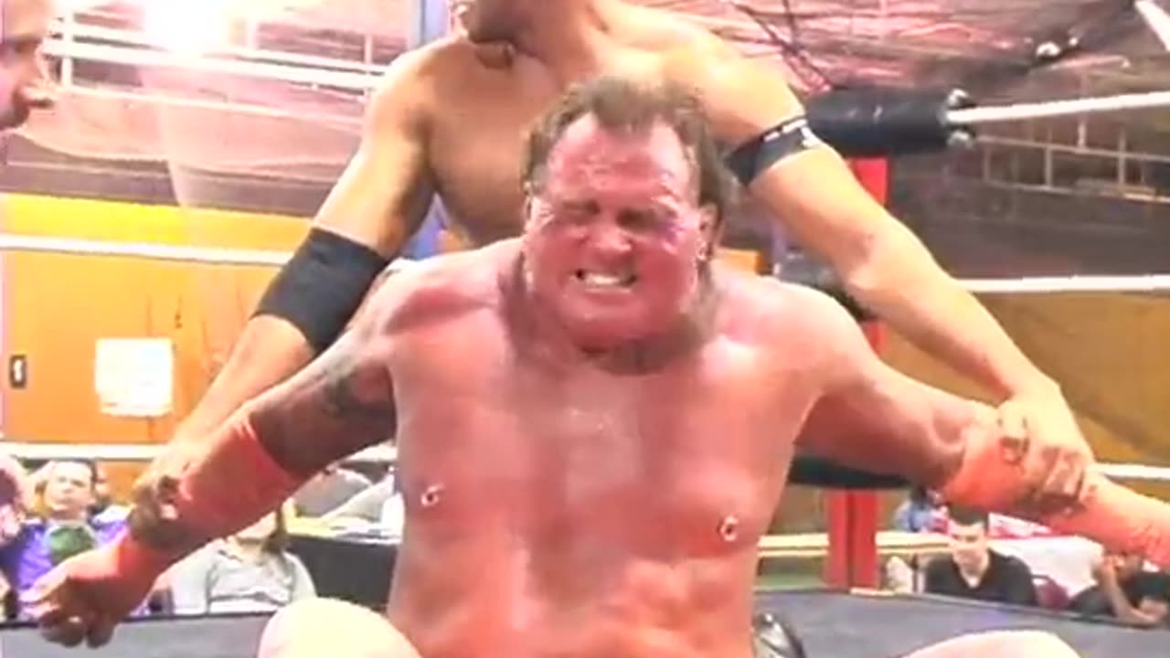 Andy Baker aka Andreas Rossi Vs WWE Legend Brutus The Barber Beefcake 2013 Tampa, FL. FUW Wrestling.