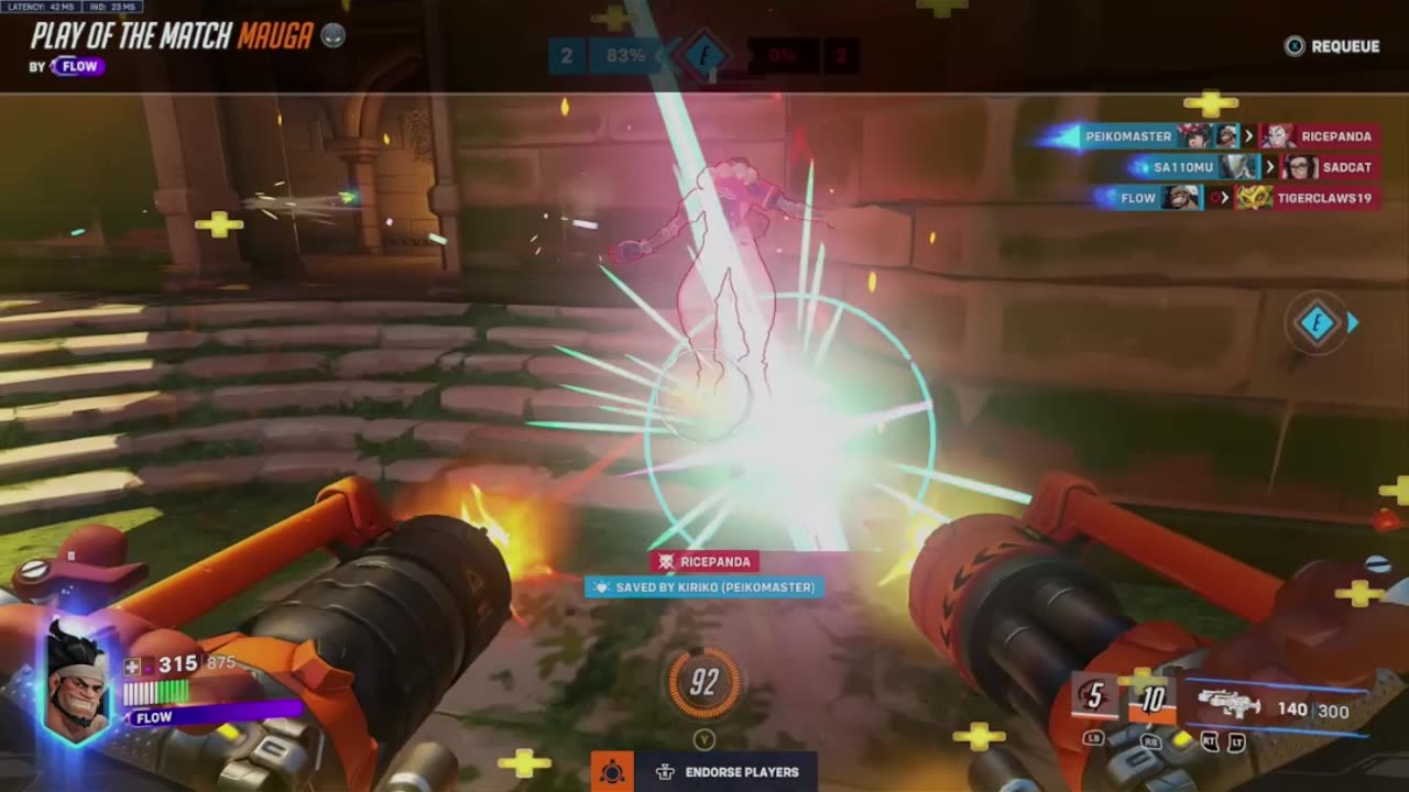 You can Shoot him, You can Freeze him, and MAUGA still keeps coming