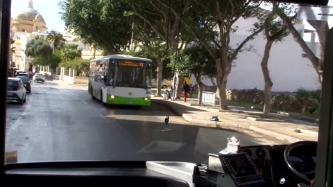 Bus Fahrt von Palma nach Mgarr Malta