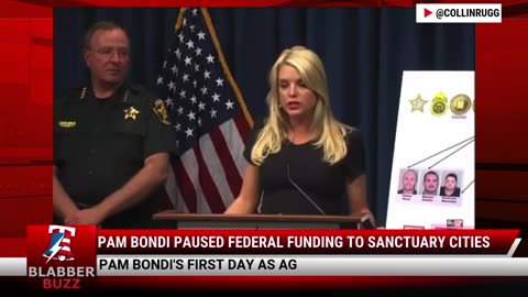 Pam Bondi Paused Federal Funding To Sanctuary Cities