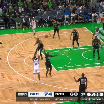 NBA - Shai hits the triple for 20 PTS ⛈️ It's his 60TH GAME IN A ROW with 20+ PTS 🚨