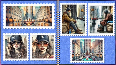 Stamp Album (One Day in Manhattan) - Project for Proshow Producer