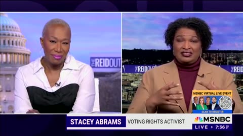 Election Denier Stacey Abrams Calls JD Vance a "DEI Graduate"