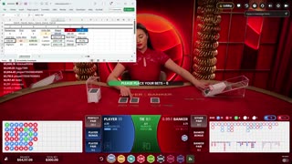 Baccarat - 102 units won in 50 minutes with Labouchère 1234321 MM & BEC BER T2s BS