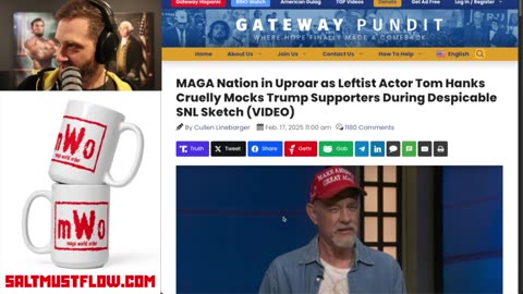 Tom Hanks (Accused Pedophilia) & SNL Show The Left Have Learned Nothing