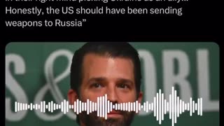 An official DNC account (run by former Kamala staffers) posted fake, AI generated “audio” of Don Jr