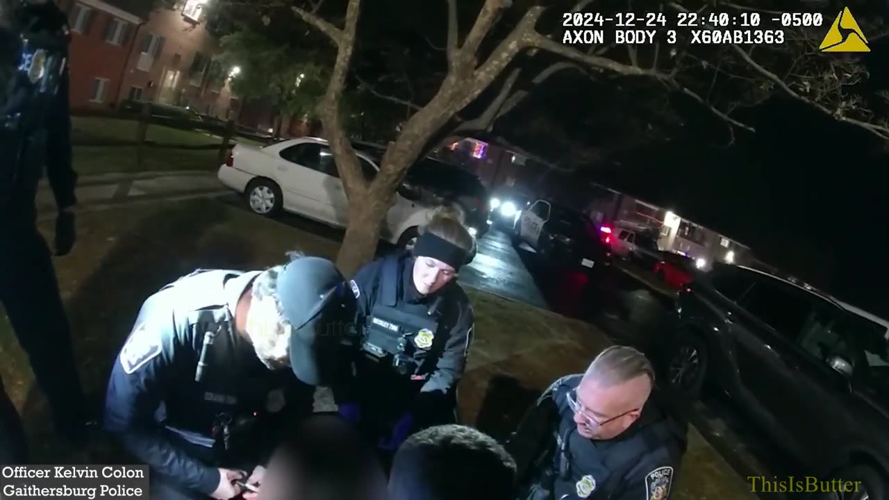 Body camera footage shows officers pinning down suspect in Montgomery County in-custody death