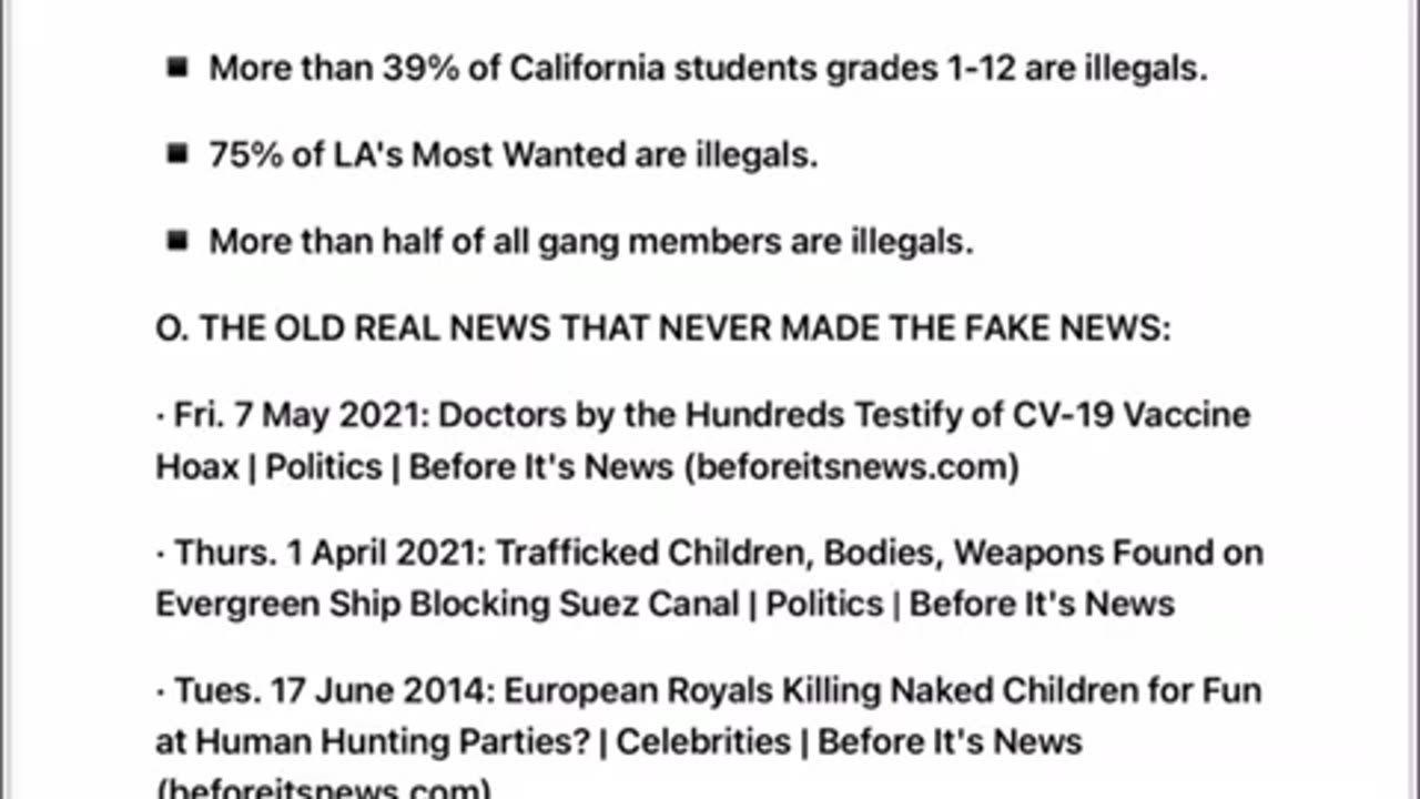 Judy Byington on Illegal statistics ..