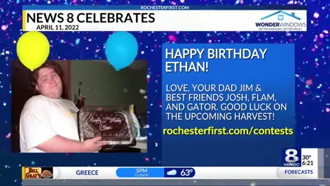 News 8 Celebrates: Happy birthday Ethan!