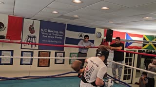 Joey sparring in Ft Myers round 4. 2/17/25