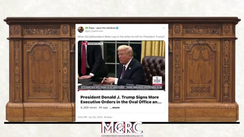 DONALD TRUMP EXECUTIVE ORDERS, BIDEN PARDONS, & BIDEN LETTER