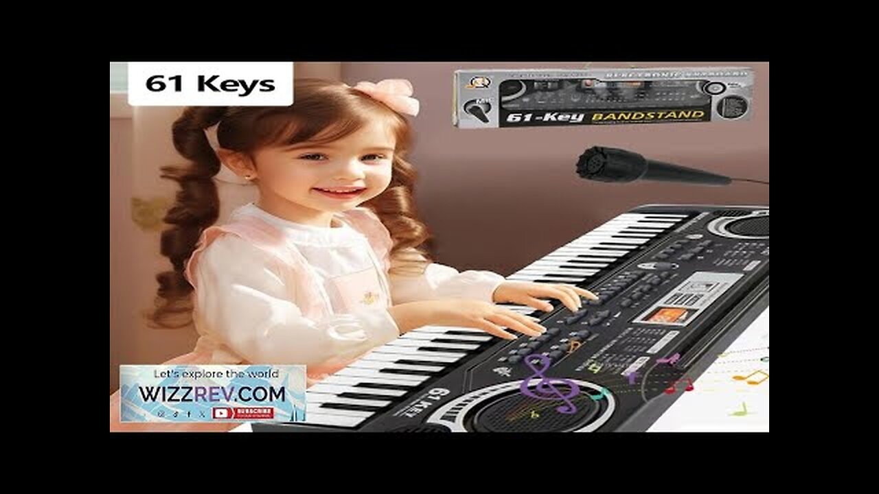 Chriyungel Kids Electronic Piano Keyboard with Microphone 61 / 37 Keys Organ Review