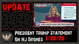 President Trump New Jersey Drone Update: 1/28/25