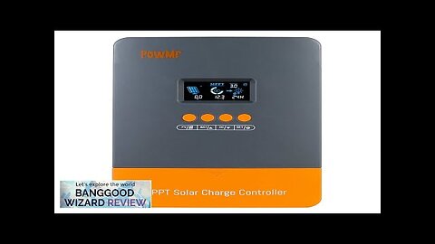 PowMr MPPT 12V/24V/48V Auto Solar Controller Charger 60A MPPT Solar Controller Solar Review