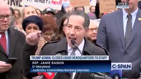 'The Grift Is Up': Jamie Raskin, Democrats Squealing Like Stuck Pigs In Protest Of Pause In USAID