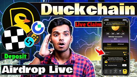 Duckchain airdrop Claim Live | duckchain airdrop withdrawal | duckchain new update today